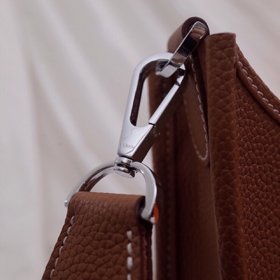 에르메스 에블린29 골드브라운 은장